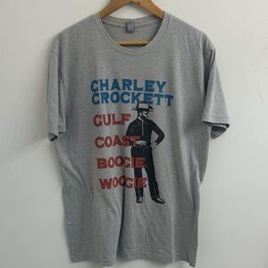 Charley Crockett SOLD OUT Next Level Apparel Gray T-Shirt